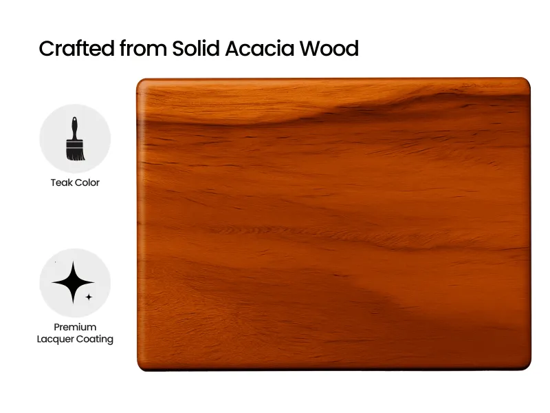 Diana Centre Table with Metal Frame and Wooden Top